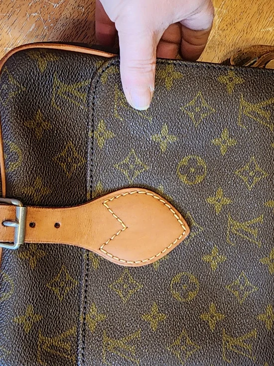 Louis Vuitton Cartouchiere Shoulder Bag MM Brown Leather - Picture 9 of 16